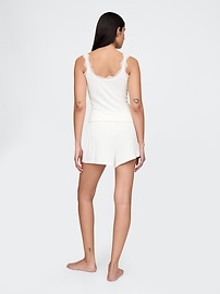Mini Rib Relaxed PJ Shorts