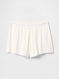 Mini Rib Relaxed PJ Shorts