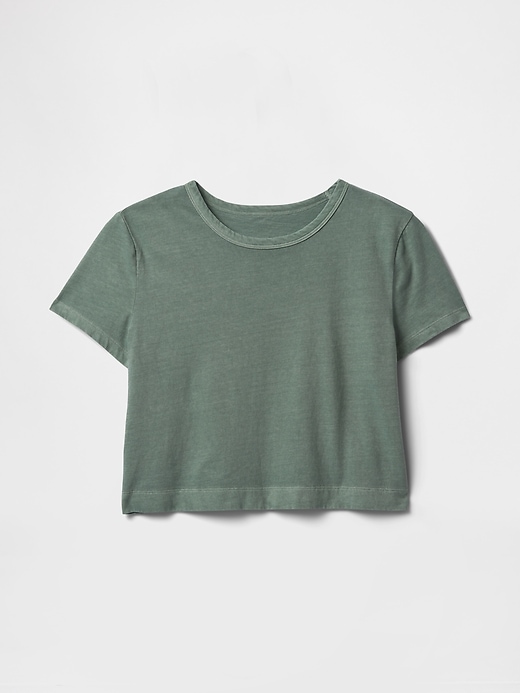 Image number 5 showing, Organic Cotton VintageSoft Cropped T-Shirt