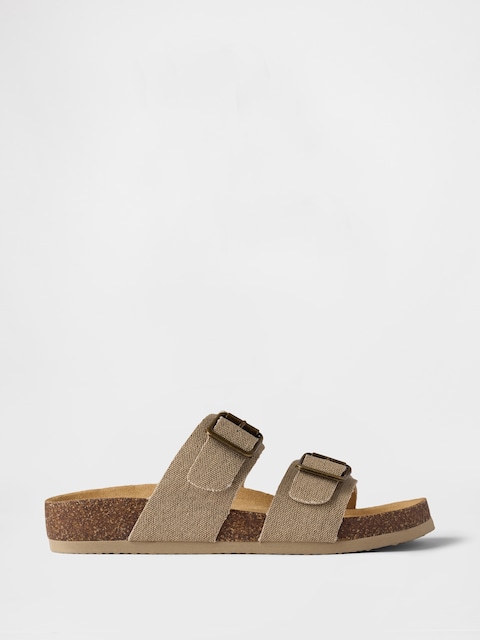 Kids Buckle Cork Sandals