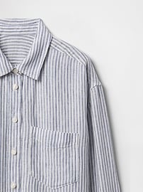 View large product image 20 of 62. 100% Linen Oversized Shirt