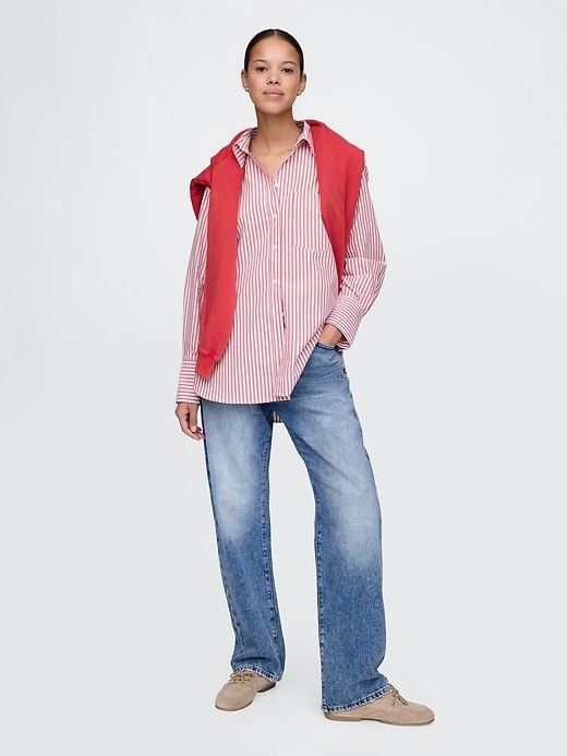 Image number 3 showing, Organic Cotton Oxford Big Shirt