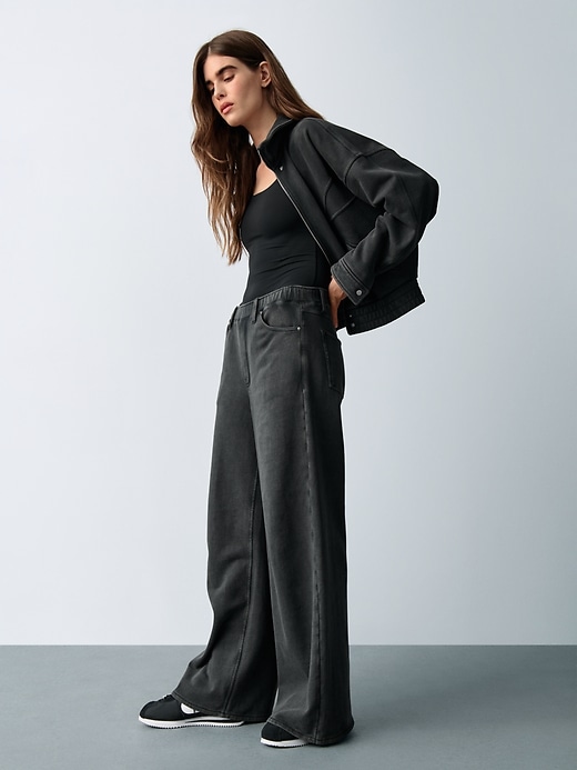 Image number 6 showing, Heavyweight French Terry Baggy Jeans