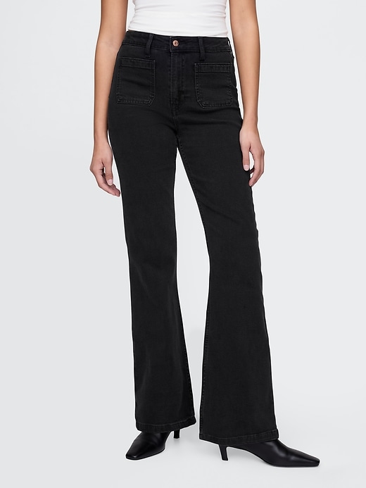 Image number 2 showing, Curvy High Rise '70s Flare Jeans
