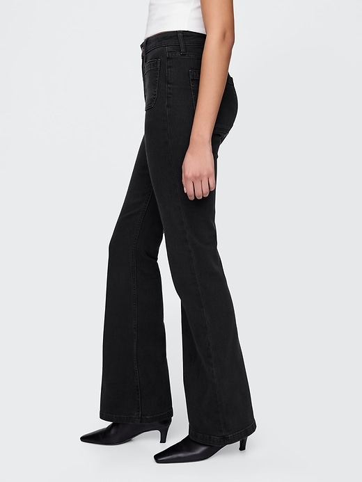 Image number 3 showing, Curvy High Rise '70s Flare Jeans