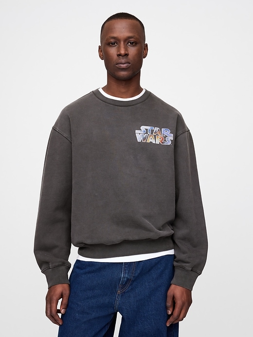 Image number 2 showing, Star Wars Oversized Graphic Sweatshirt