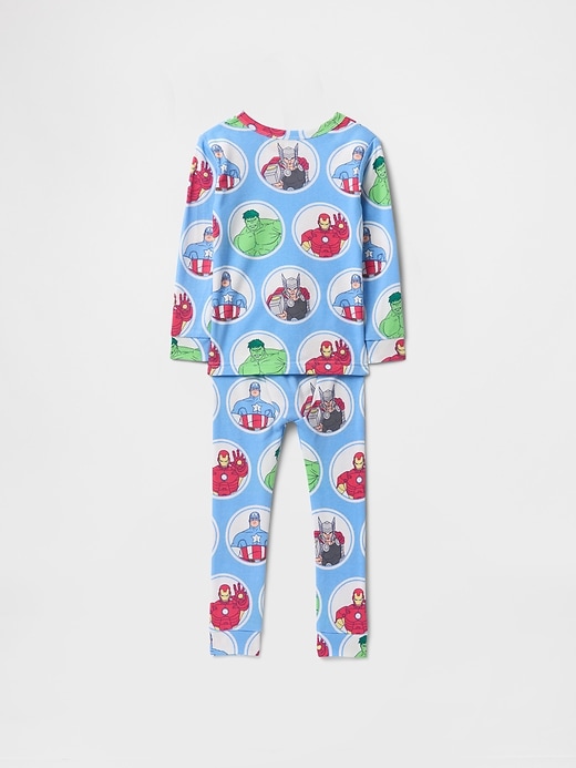 Image number 2 showing, Baby & Toddler Marvel Organic Brushed Cotton PJ Set