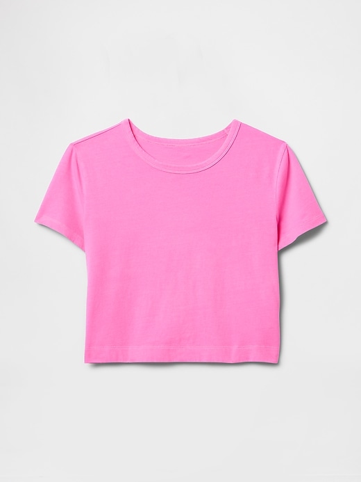 Image number 4 showing, Organic Cotton VintageSoft Cropped T-Shirt