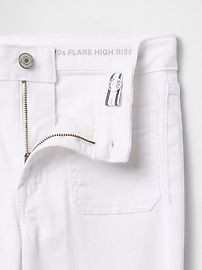 Kids High Rise Patchwork '70s Flare Jeans