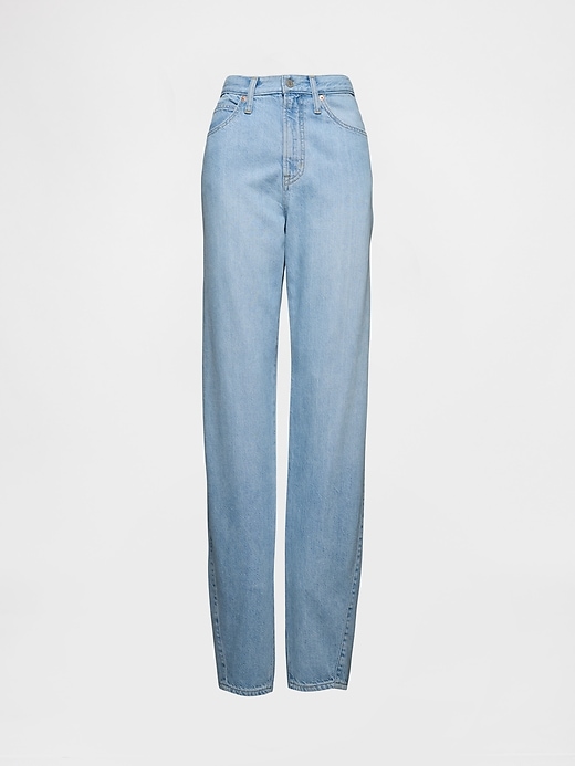 Image number 5 showing, High Rise UltraSoft Barrel Jeans