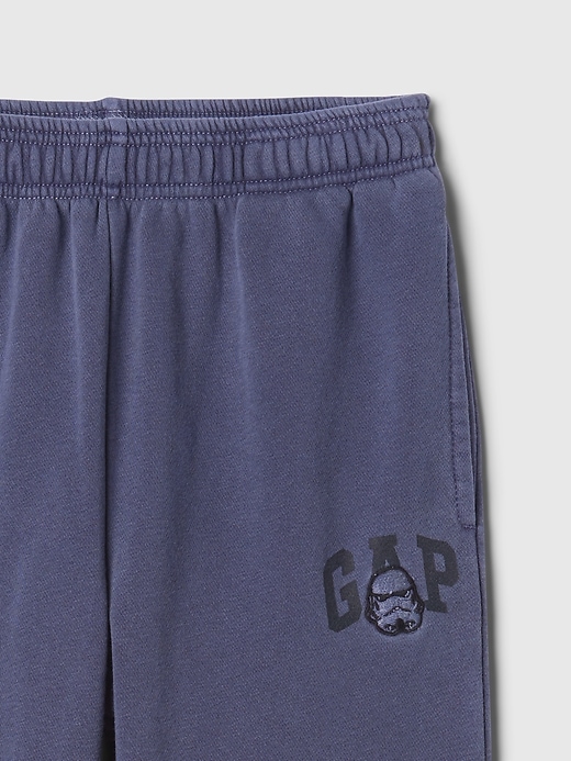 4 of 8 showing, with the color navy uniform of product Kids VintageSoft Star Wars Joggers