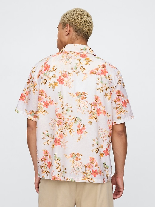 Image number 3 showing, Linen-Cotton Shirt