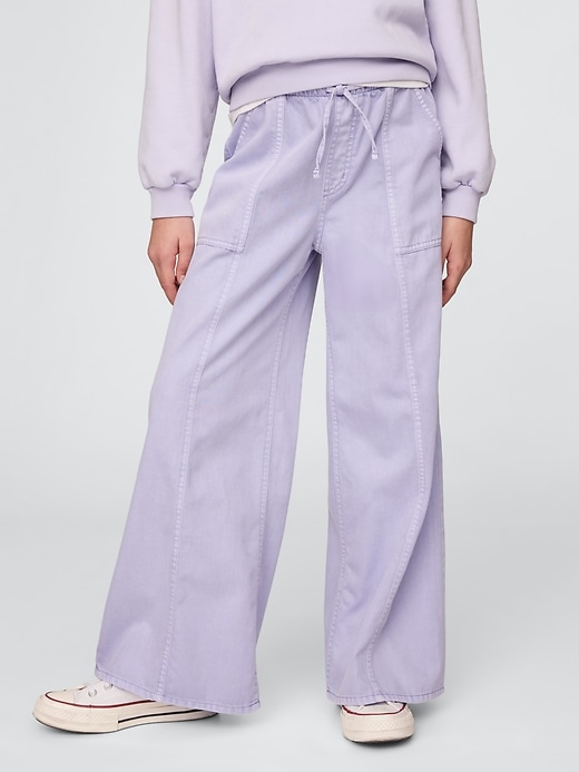 Image number 3 showing, Kids UltraSoft Twill Easy Baggy Pants