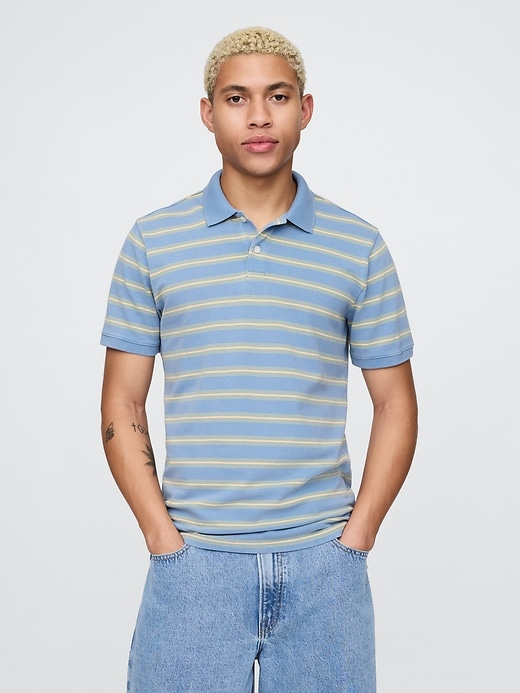 Image number 1 showing, Pique Polo Shirt