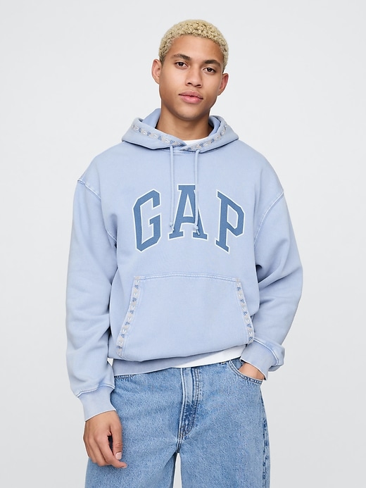 Image number 1 showing, VintageSoft Oversized Logo Hoodie