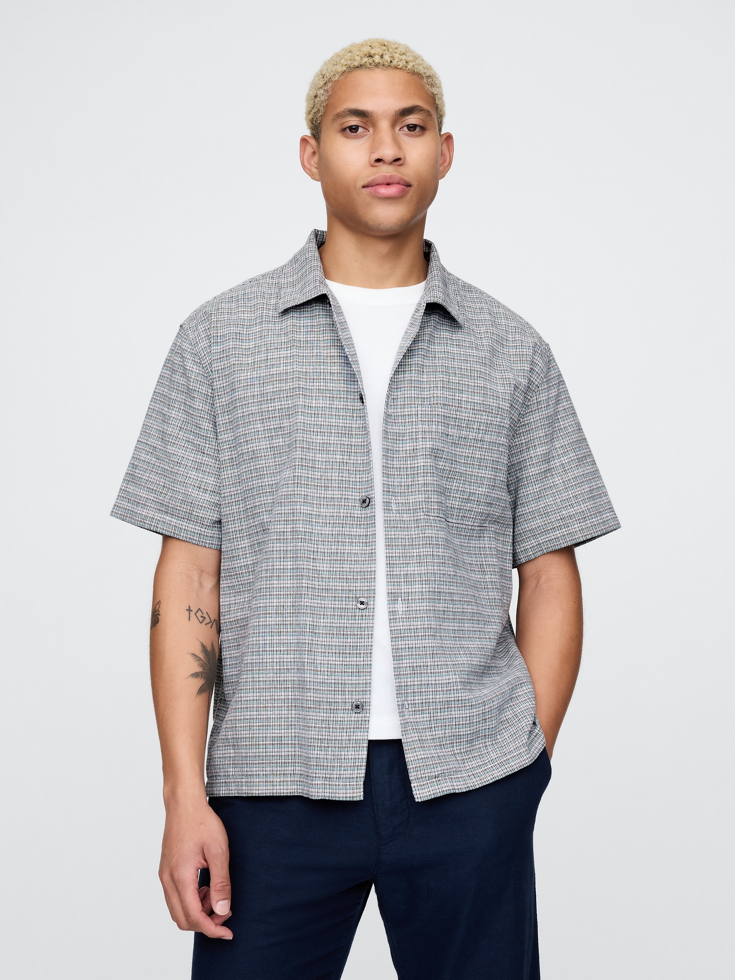 Linen-Cotton Shirt