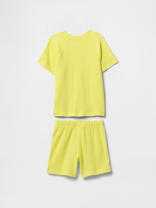 Image number 3 showing, Baby & Toddler Waffle-Knit Outfit Set
