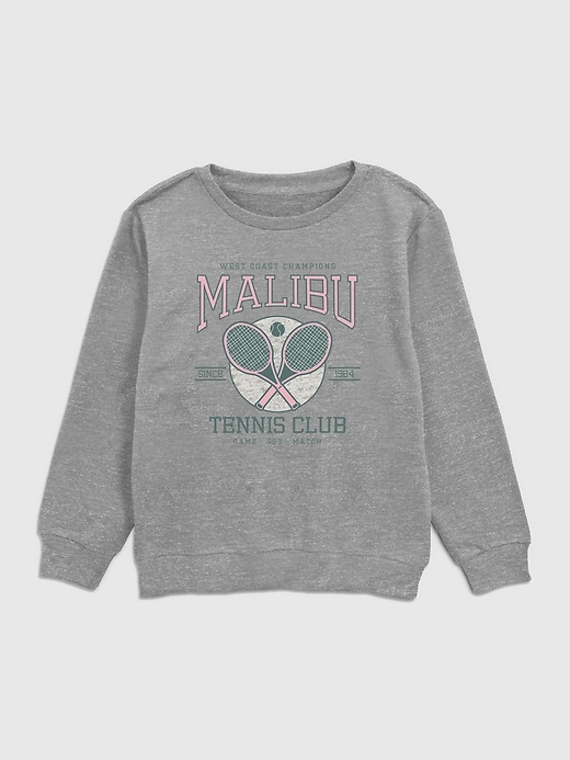 Kids Malibu Tennis Club Crew Neck Sweatshirt | Gap