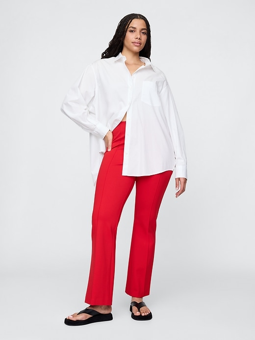 Image number 5 showing, High Rise Ponte Crop Kick Pants