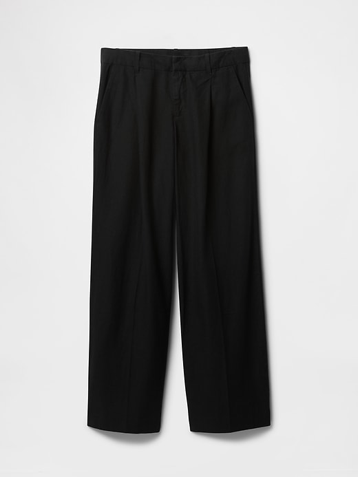 Image number 7 showing, 365 Low Rise Linen-Blend Trousers