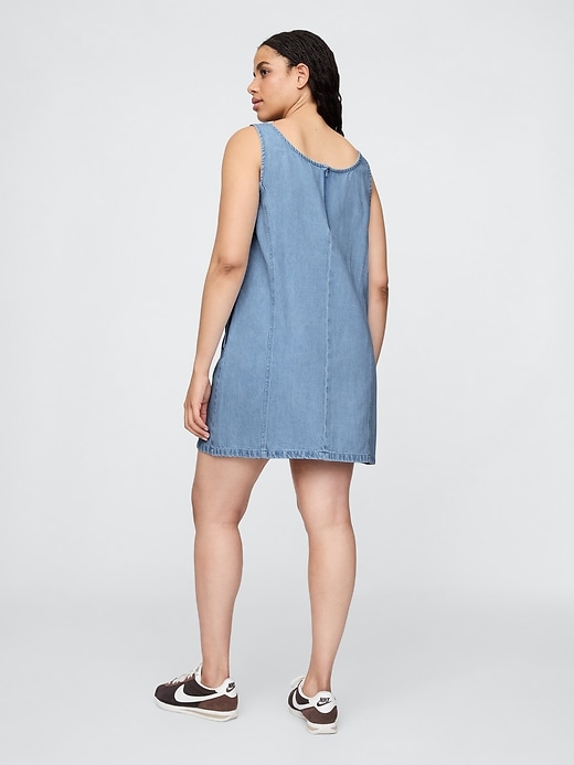 Image number 6 showing, UltraSoft Denim Mini Shift Dress