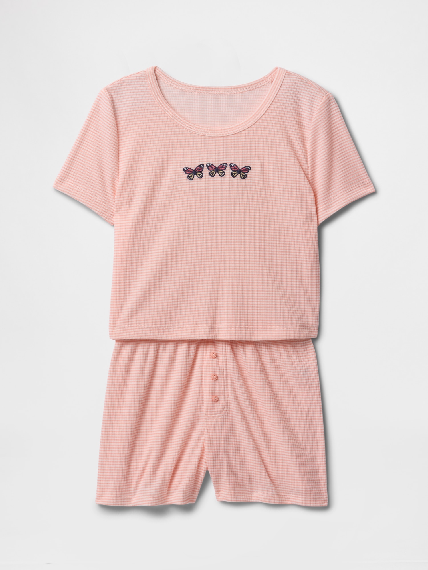 Kids Recycled PJ Short Set