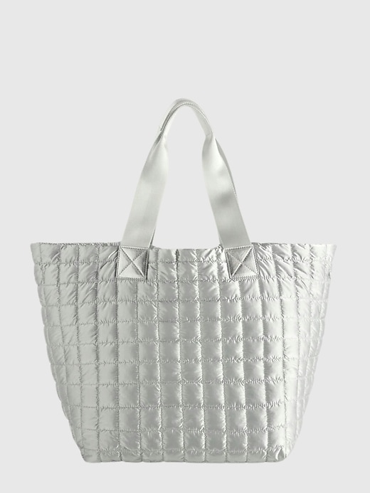 2 of 8 showing, with the color SILVER of product Shiraleah Logan Travel Tote