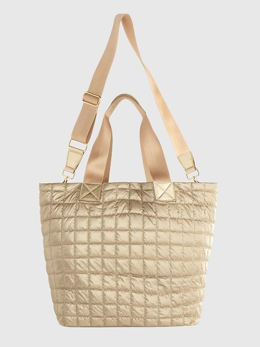 1 of 8 showing, with the color Gold of product Shiraleah Logan Travel Tote