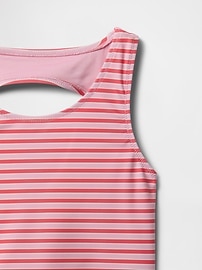 Kids Cutout Tankini Swim Two-Piece