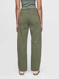 High Rise Barrel Jeans