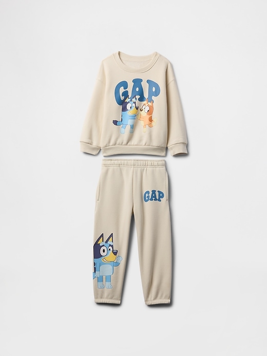Image number 1 showing, Baby & Toddler Bluey Logo Sweat Set