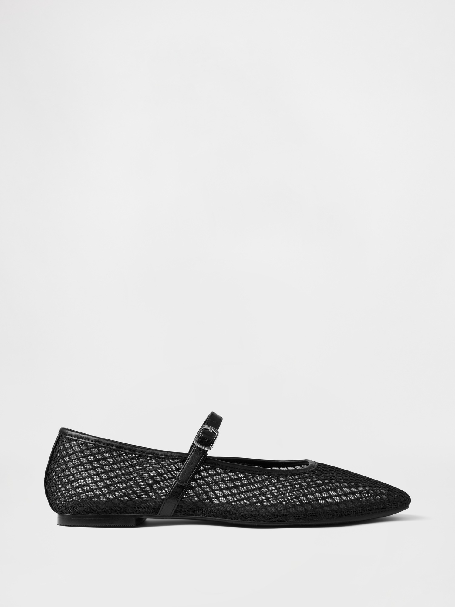 Женские балетки Gap Vegan Suede Mary Jane Flats, цвет: Чёрный