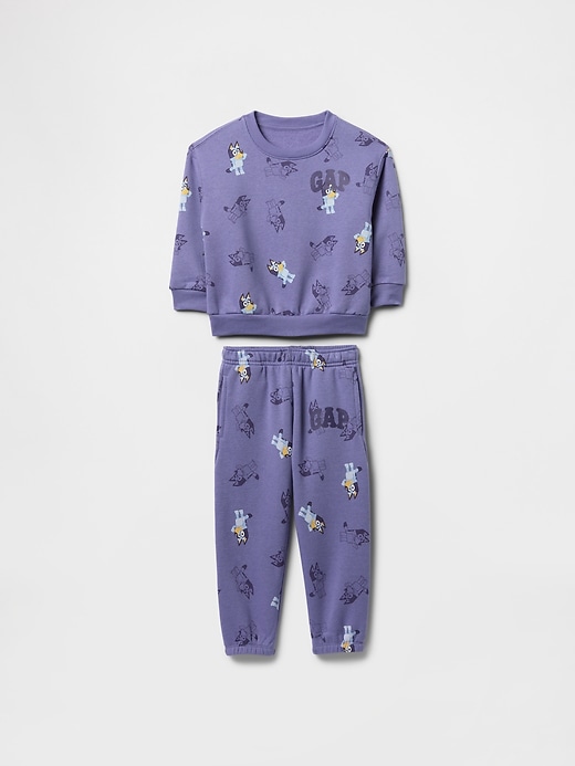 Image number 1 showing, Baby & Toddler Bluey Logo Sweat Set