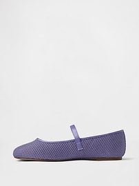 Kids Mesh Mary Jane Flats