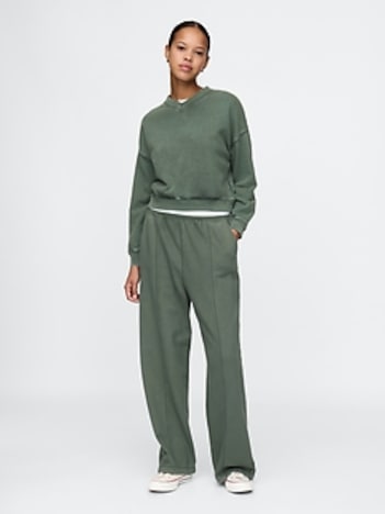 Heavyweight French Terry Seamed Straight Sweatpants
