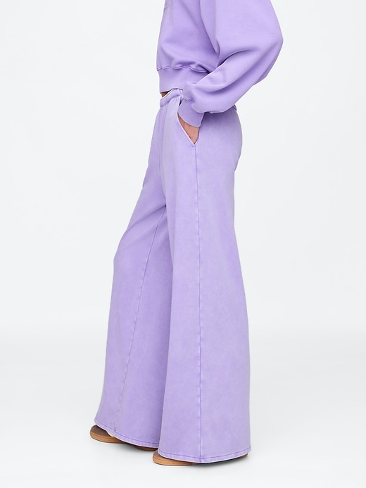 Image number 3 showing, VintageSoft Baggy Wide-Leg Sweatpants