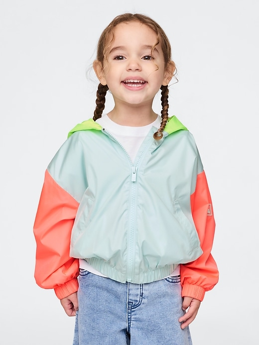 Image number 1 showing, Baby & Toddler Recycled Colorblock Windbreaker