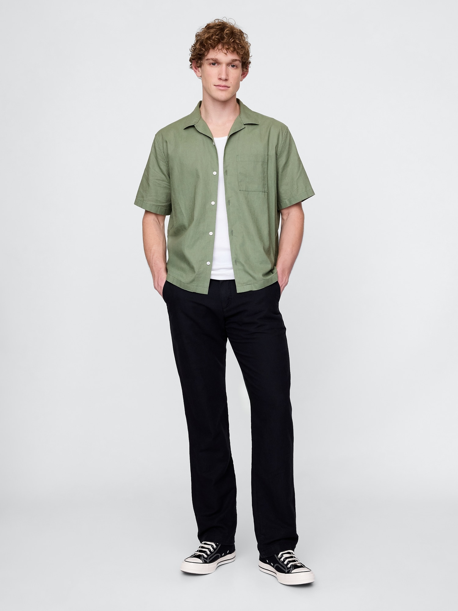 Linen-Cotton Khakis - Multi