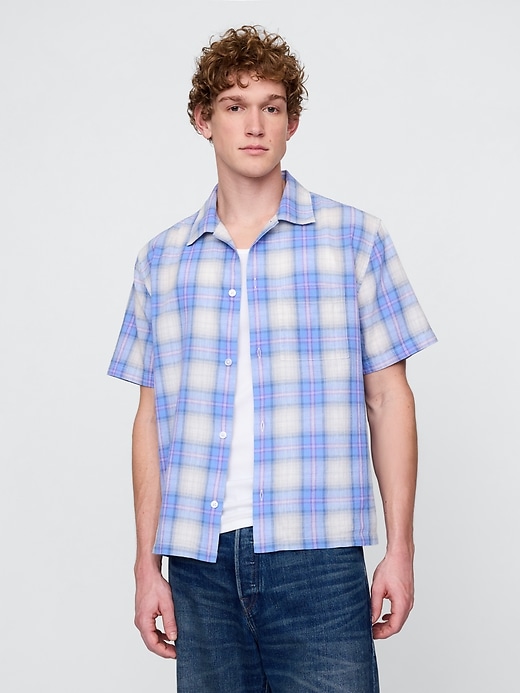 Image number 1 showing, Linen-Cotton Shirt