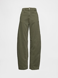 High Rise Barrel Jeans