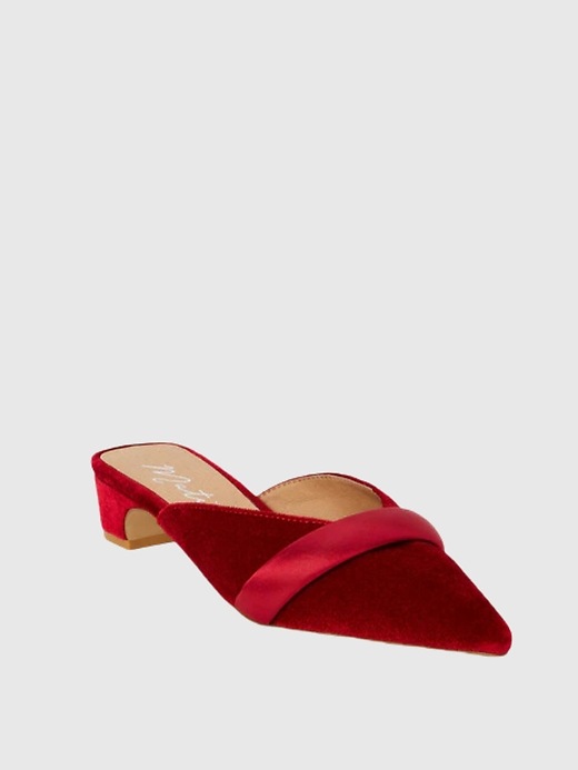 2 of 8 showing, with the color Red of product Kellan Heeled Mule