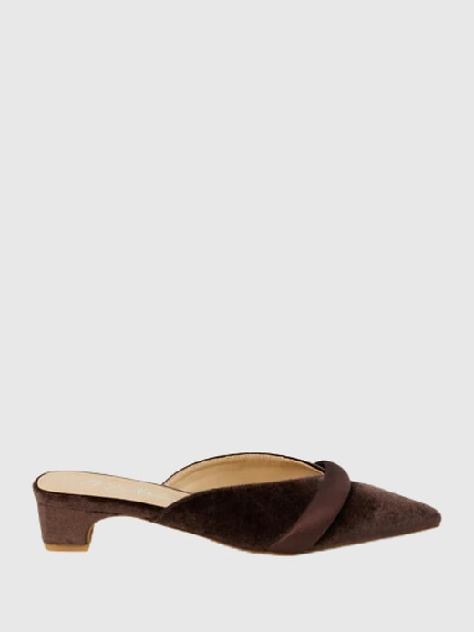 1 of 8 showing, with the color Espresso of product Kellan Heeled Mule