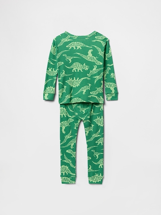 Image number 2 showing, Baby & Toddler Organic Ribbed Cotton PJ Set