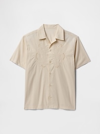 Eyelet Poplin Shirt