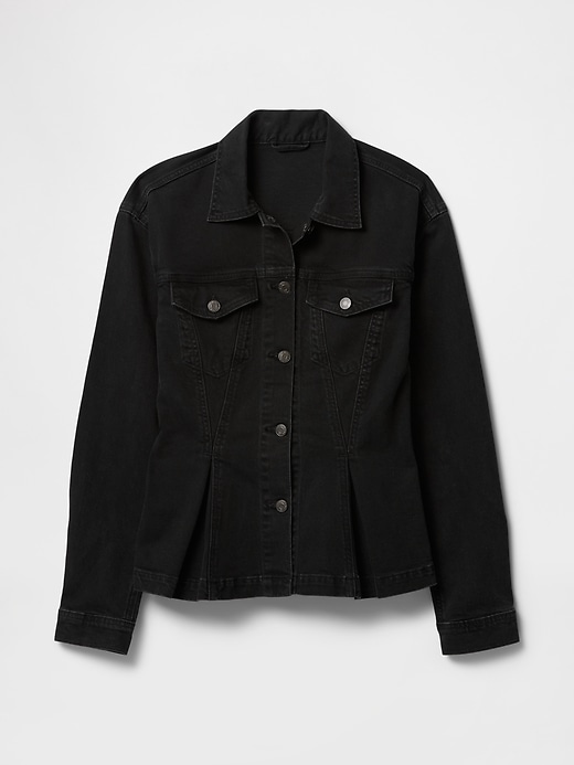 Image number 5 showing, Peplum Denim Jacket