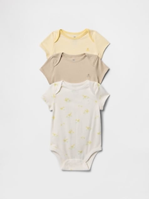 Baby First Favorites Organic Cotton Bodysuit (3-Pack)