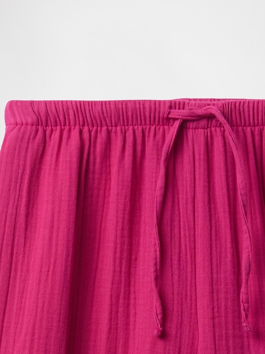 Image number 5 showing, Kids Crinkle Gauze Easy Wide-Leg Pants