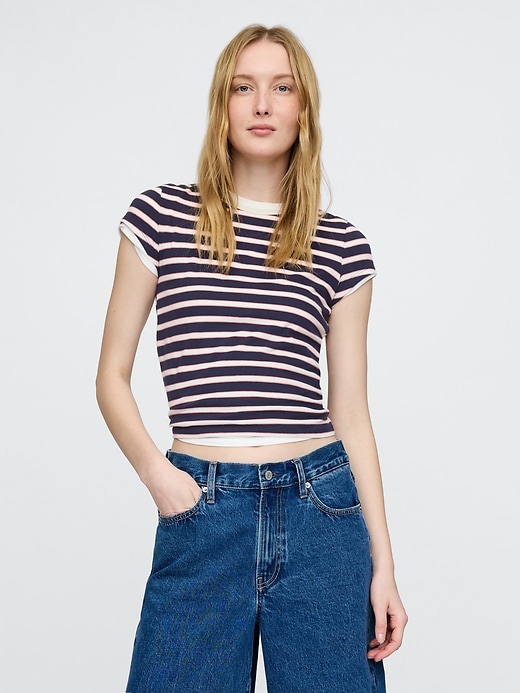 Image number 1 showing, Cotton Jersey Baby T-Shirt