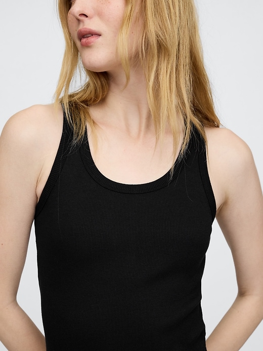 Image number 4 showing, Rib Midi Tank Dress