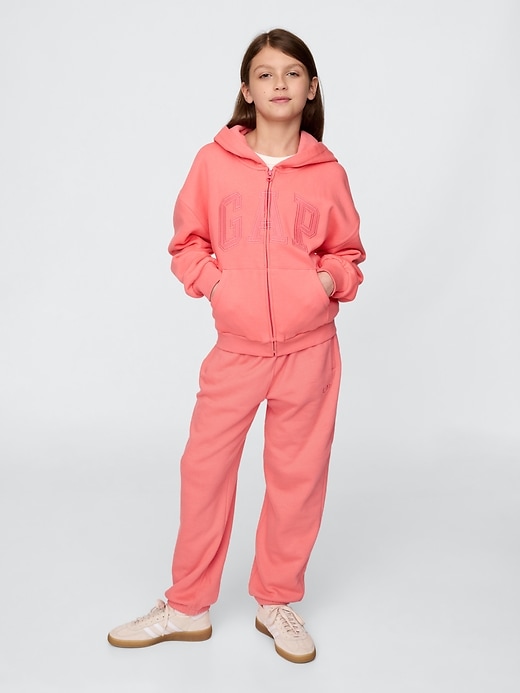 Image number 4 showing, Kids VintageSoft Logo Zip Hoodie